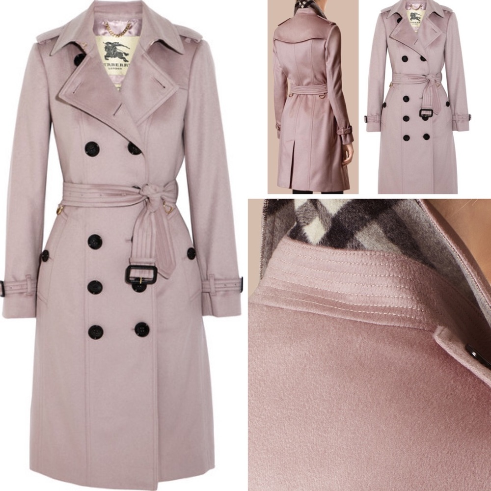 WANTED!”Pale Orchid” Burberry Cashmere Sandringham